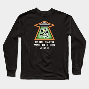 Trick or Treat UFO Long Sleeve T-Shirt